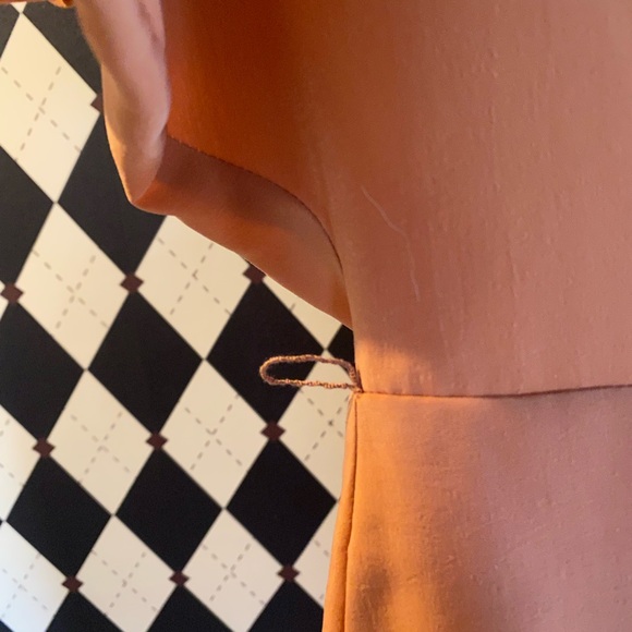 Bcbg generation orange rust mini dress pockets backless chic - Picture 7 of 7